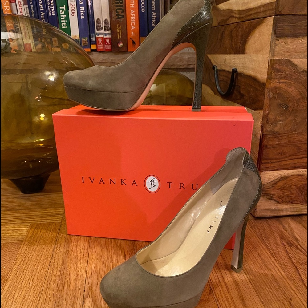 Ivanka Trump 5” heels with 1” platform
